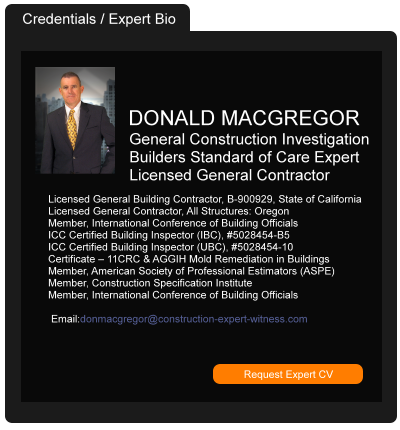 Seattle Washington structural engineering expert witnesses